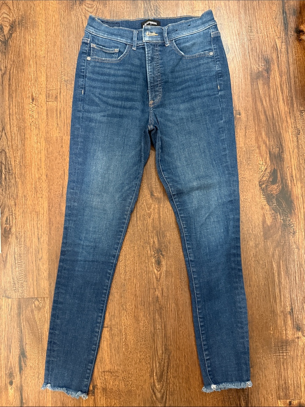 Express Dark Blue Skinny Jeans